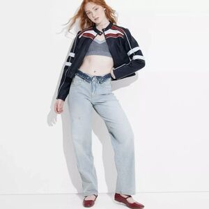 Wild Fable Light Wash Easy Rigid Mid Rise 90s Relaxed Straight Denim Jeans